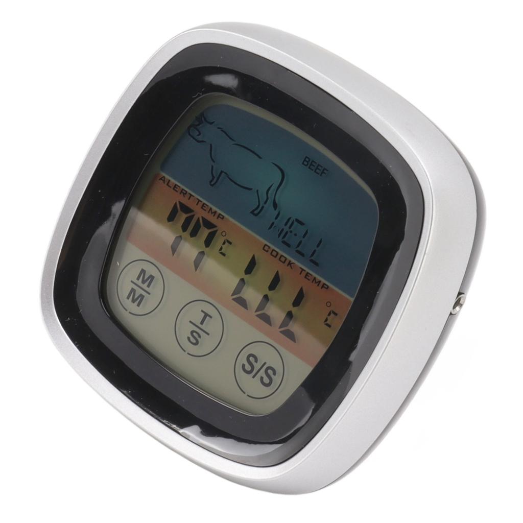 Lebensmittel-Berührungsthermometer Küche Digitalanzeige Timer Thermometer Feld Grillthermometer