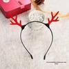 Christmas Elf Antler Bell Headband - Festive Cartoon Fairy Style for Holiday Parties