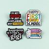 Enamel Pin Quotes Brooch Pines Lapel Pins Badge On Backpack Clothing Accessories Fashion Jewelry Friends Fans Gifts Decoraitons