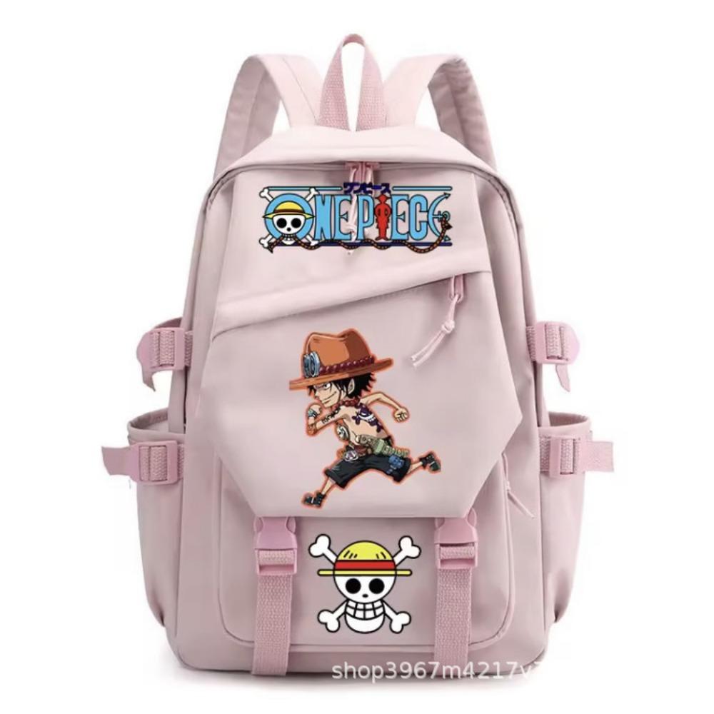 ONE PIECE High School Junior High School Student Elementary School Bag Luffy Fashion Trend Large Capacity Teen Backpack