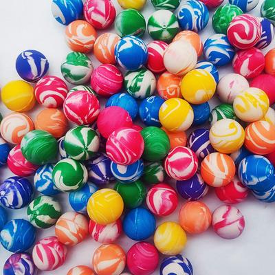 Games 20mm Elastic Mini for Child Bouncing Balls Swirl Bouncing Balls Jumping Balls Rubber Ball