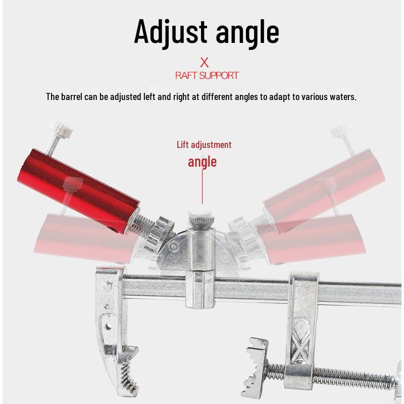 Portable Baitcasting Reel and Rod Holder Tripod for Bridge and Boat Fishing