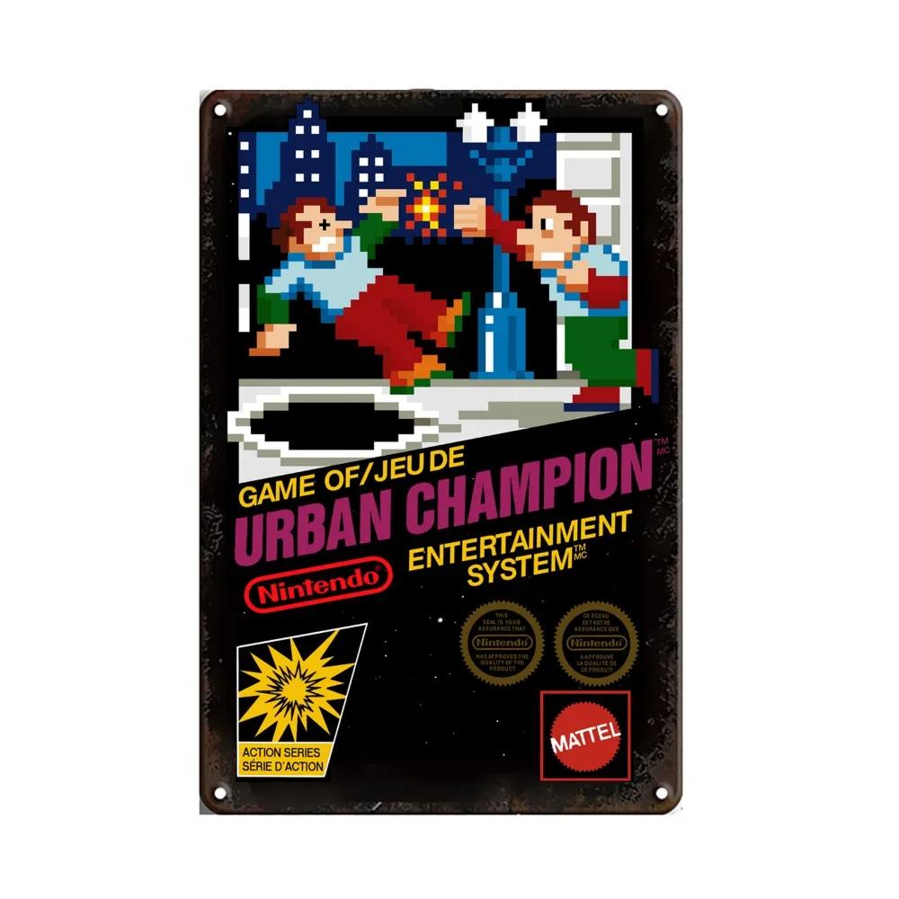 Arcade Game Reproduction Metal Sign Vintage Wall Plates Decor Retro Metal Poster Wall Tin Plates