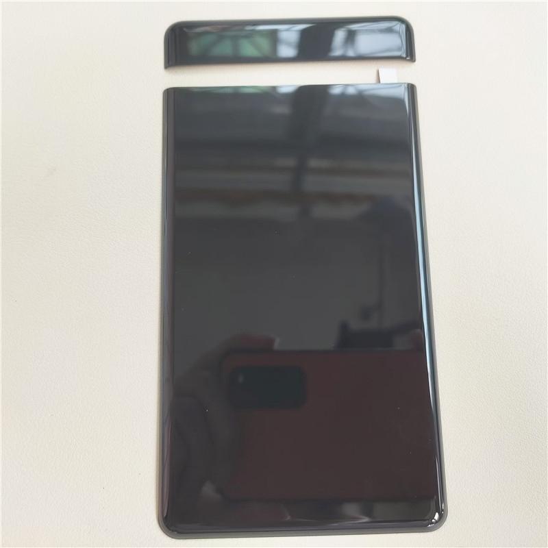 Battery Door Cover Back For Google Pixel 7 Pixel7 Pro Rear Glass Housing Back Battery Cover Top cover For Pixel 7 Black