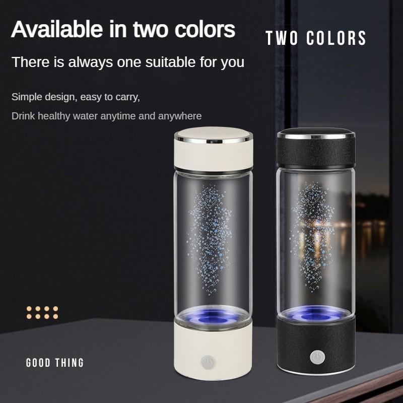 Wasserstoffreicher Wasserbecher Hochkonzentrierter wasserstoffreicher Becher Wasserbecher Elektrolytische Wasserstoff-Sauerstoff-Trennung Wasserstoffproduktion Gesundheitsbecher