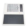 Calculator with Notepad Portable 10 Digits LCD Display Scientific Calculator for School Office Meetings and Family White