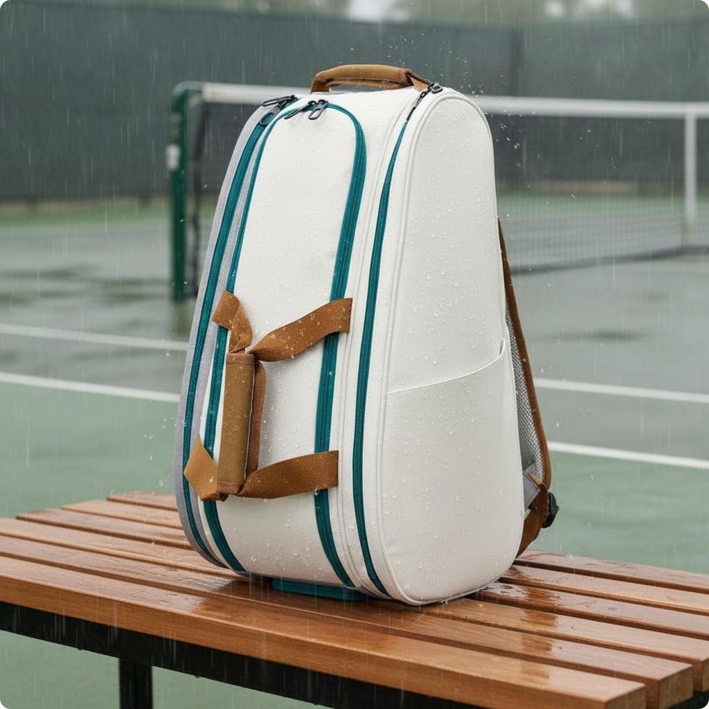 Tennis Racket Backpack Large Capacity Bag Waterproof Pickleball for Men and Women,
