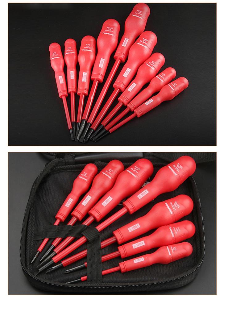 1000V Insulated Phillips Screwdriver Set - Industrial Grade for Electricians
