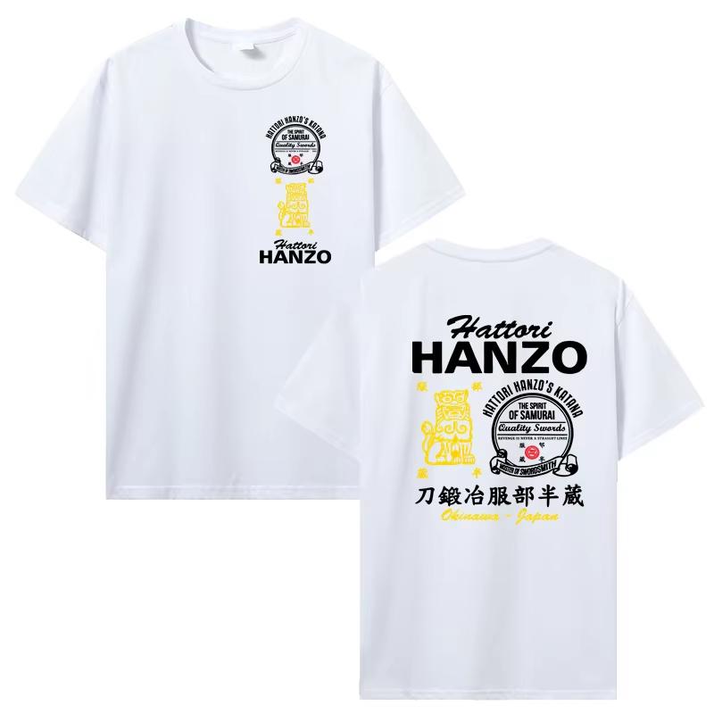 Hot Concert T-Shirt Kill Bill Hattori Hanzo Ninja Samurai Katana Japan's New Printed Cotton Men's and Women's T-Shirt Fashion
