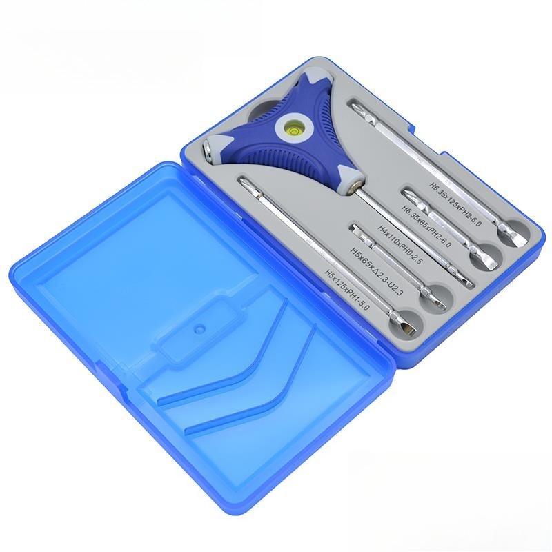 6 In 1 Multifunctional Screwdriver Set With Level Gauge Household Hand Tools