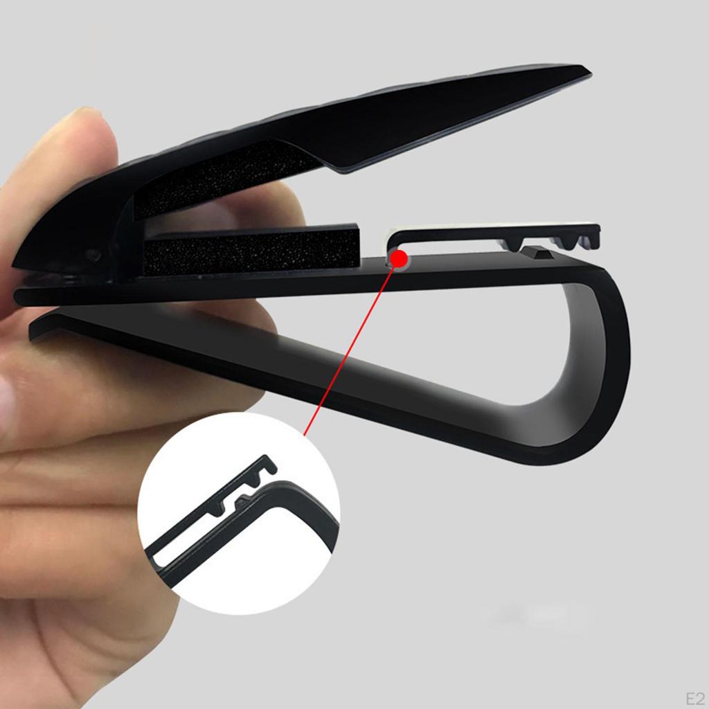 Universal Glasses Holder Sunglasses Ticket Portable Fastener Clip Hanger Mount Multi-Function