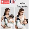 Hands-Free Infant Sling Carrier with Waist Stool for Newborns