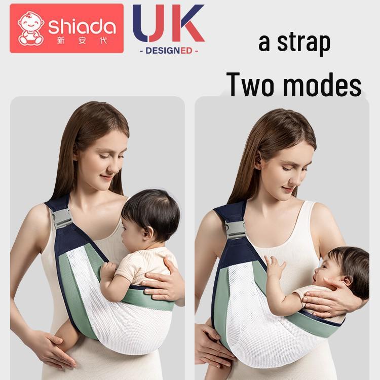 Hands-Free Infant Sling Carrier with Waist Stool for Newborns