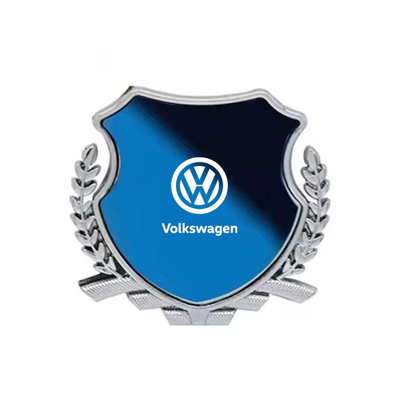 Zinc Alloy Car Fender Emblem Window Badge for VW GTI Golf R Tiguan Polo T-ROC JETTA PASSAT TOUAREG Personalized Badge