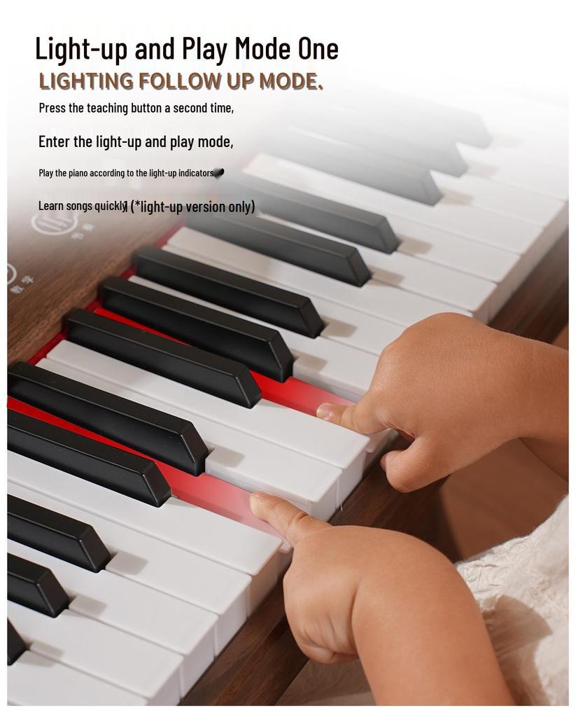 37-Key Vertical Touch Screen Xylophone Children's Electronic Piano Toy