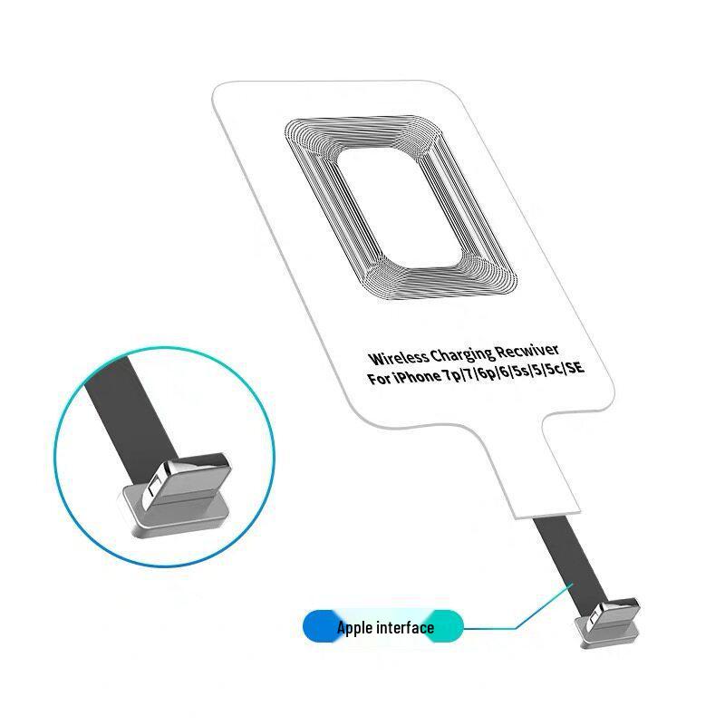

Type-C Wireless Charger Receiver Sticker for Huawei, Apple, Xiaomi, OPPO Phones