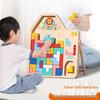 Wooden Tetris Blocks Toy for Kids, Educational, Parent-Child Interaction, Early Learning Game