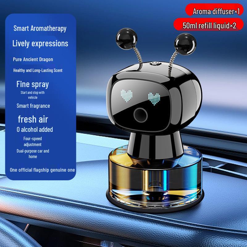 Men's Luxury Car Air Freshener: AI Smart Robot Aromatherapy Spray