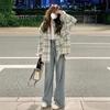 High-end Retro Plaid Long-Sleeve Shirt for Women - 2024 Korean Style Jacket for Autumn and Spring