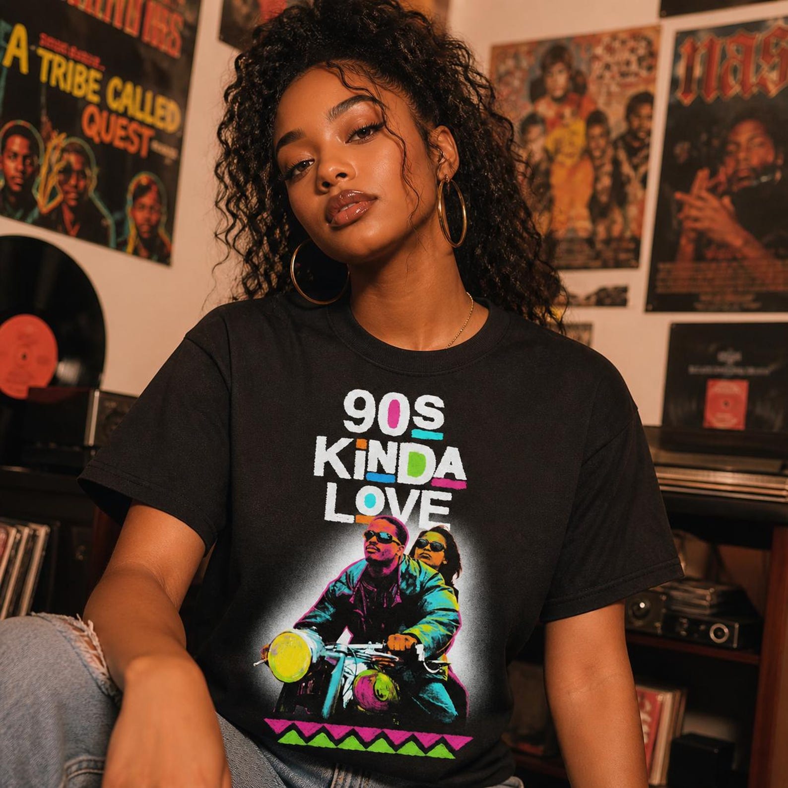 90s Kinda Love | Love Jones Shirt | Darius and Nina Tee M