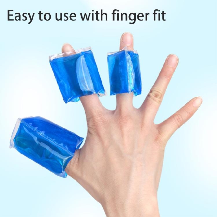 Finger Cold Gel Pack 4/5/6cm Length Reusable Ice Pack for Soothing Relief from Pains and Swelling for Women and Men
