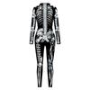 Iootiany Halloween Skeleton Skull Mechanical Gear 3d Printing Sexy Bodysuit Women Cosplay New Party Punk Steampunk Bodysuit 2025