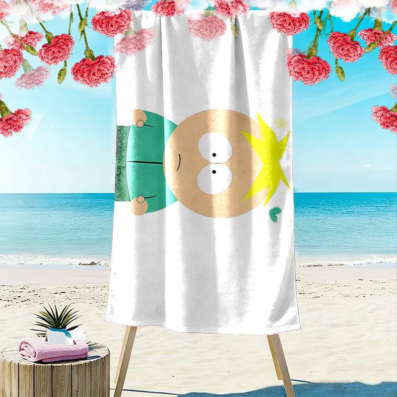 Butters Stotch Print Beach Towel, Large Soft Quick Dry Towel for Beach Camping Swimming