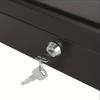 Money Box With Key -money Tin With Lock - Small Lockable Cash Box With Coin Tray For Petty Cash Coins Notes