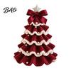 Crochet Christmas Tree Kit for Beginners DIY Kit, Beginner-Friendly Xmas Craft with Bow Complete Starter And Faux Pearl Embellishment, Handmade