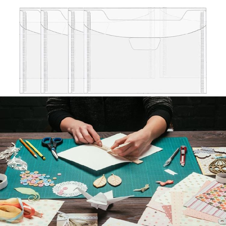 30 Pcs Die Storage Bag Magnetic Plate Cutting Dies Stencil Organizers Magnetic Sheets for Craft