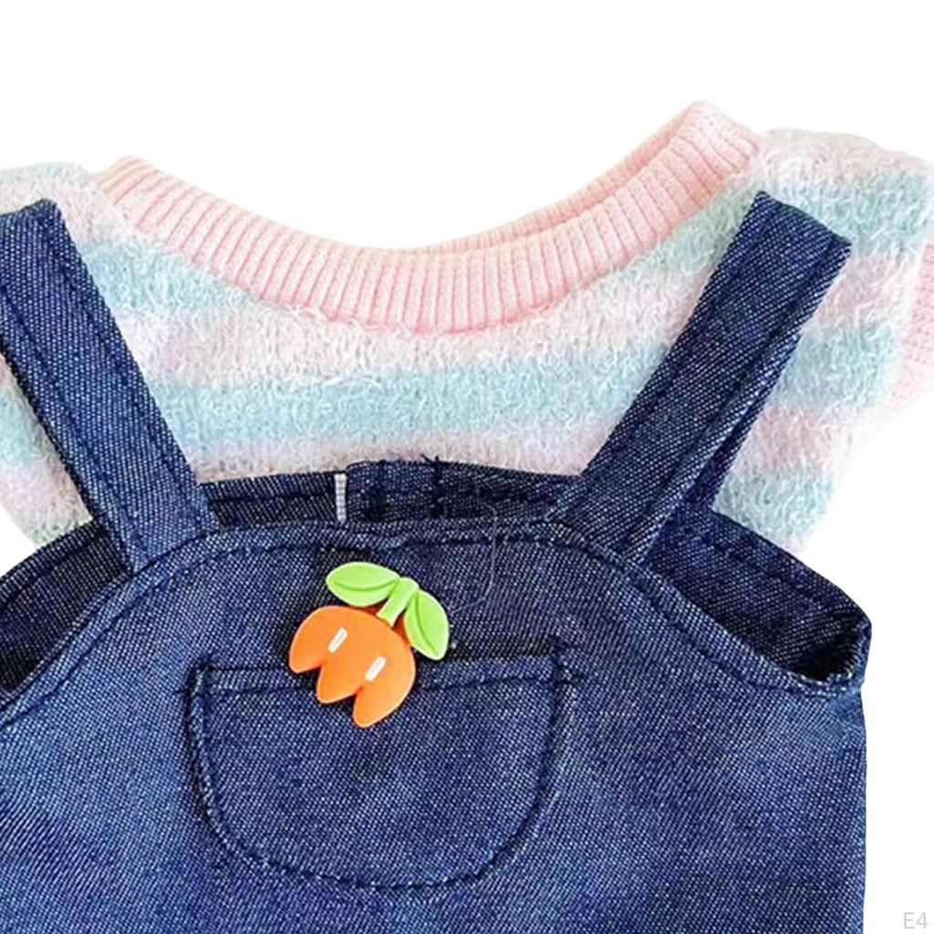 Plush Doll Clothes for 20cm DIY Accessories Dress up Suit