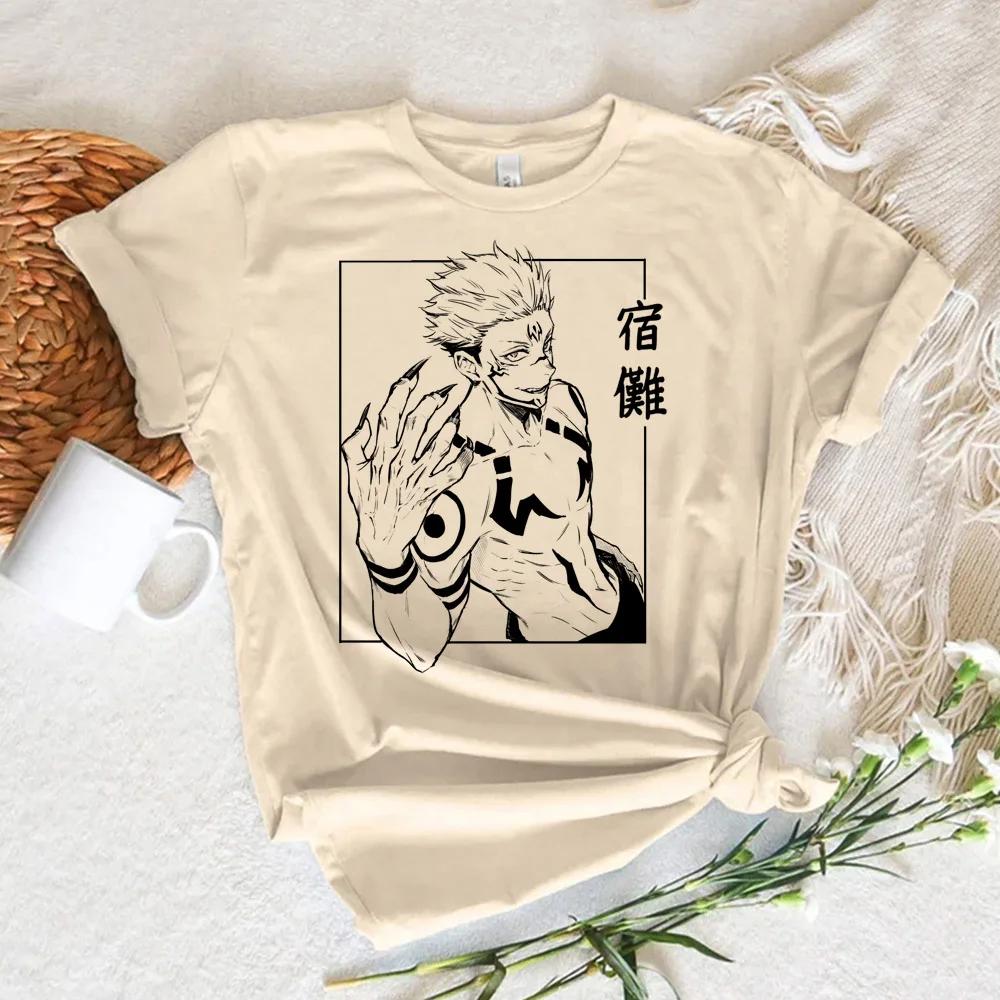 Toji Fushiguro Jujutsu Kaisen Gojo Tshirt Women Manga Designer Tshirt Girl 2000s Clothing T-shirt