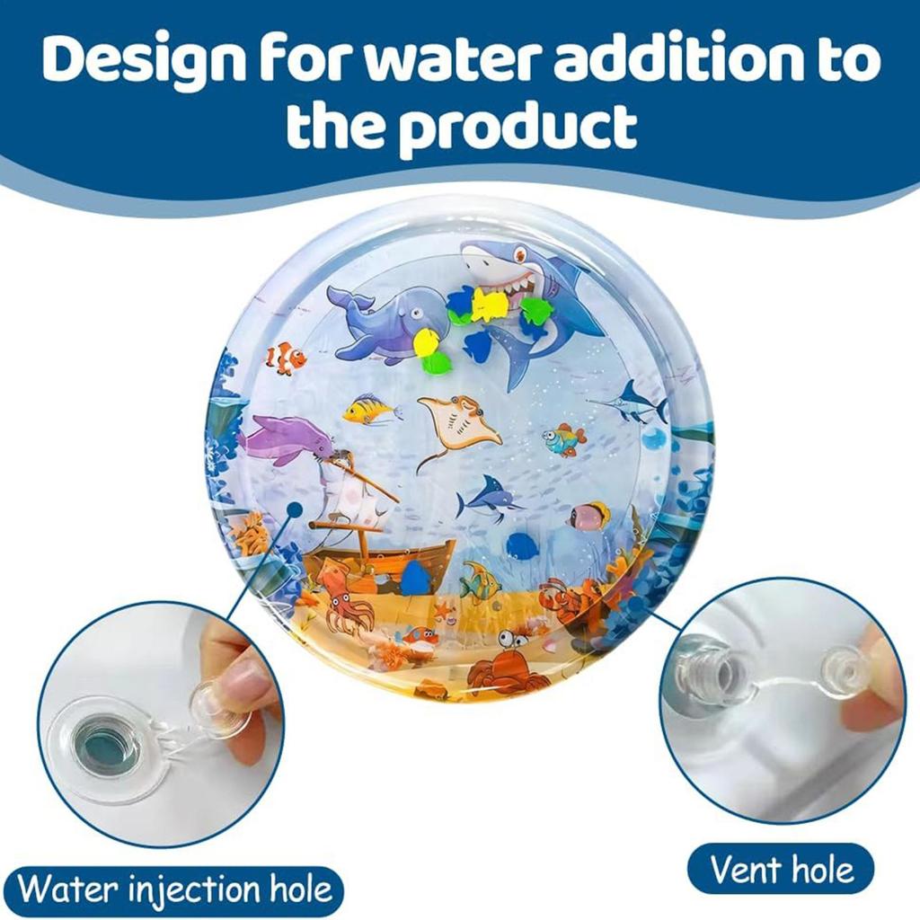 Sensory Water Mat Thickened Sensor Play Water Sensor Cat Mat Pet Supplies Cleaning Cooling Mat Pet Cat Water Bed Game Mat
