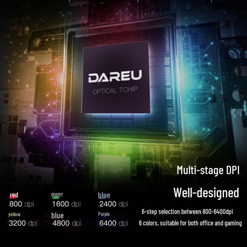 Dareu EM908 RGB Wired Gaming Mouse