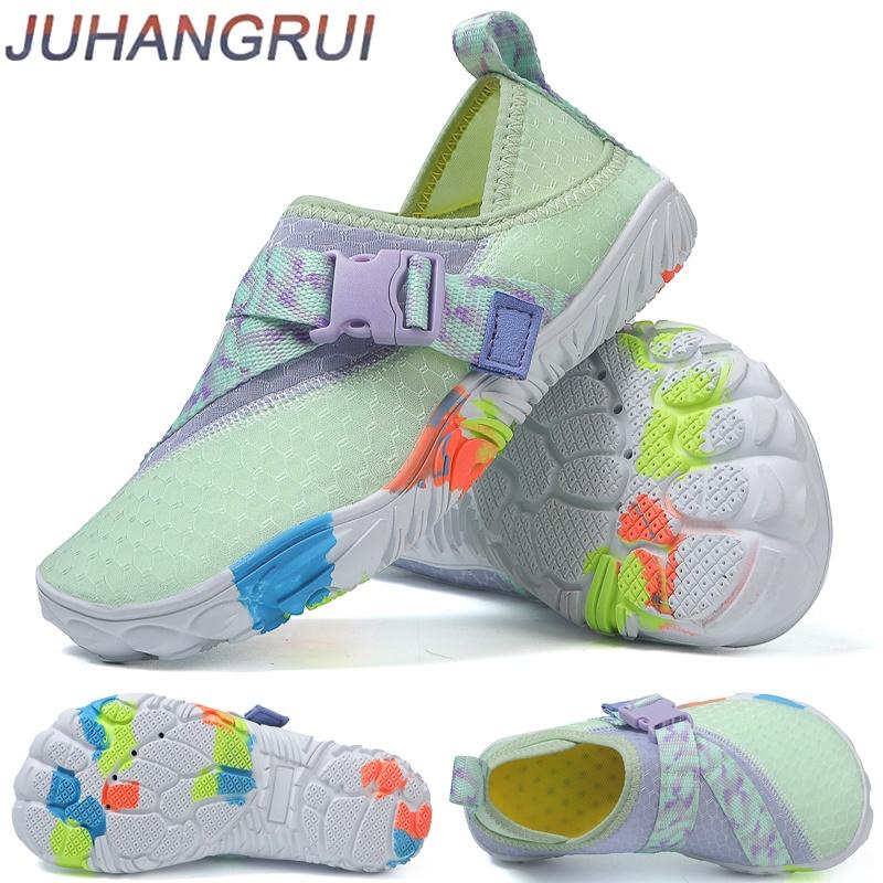 Parent-child Water Shoes Quick Dry Beach Barefoot Shoes Lightweight Sneakers Mens Hiking Surfing Boating Fishing Shoes Non-slip