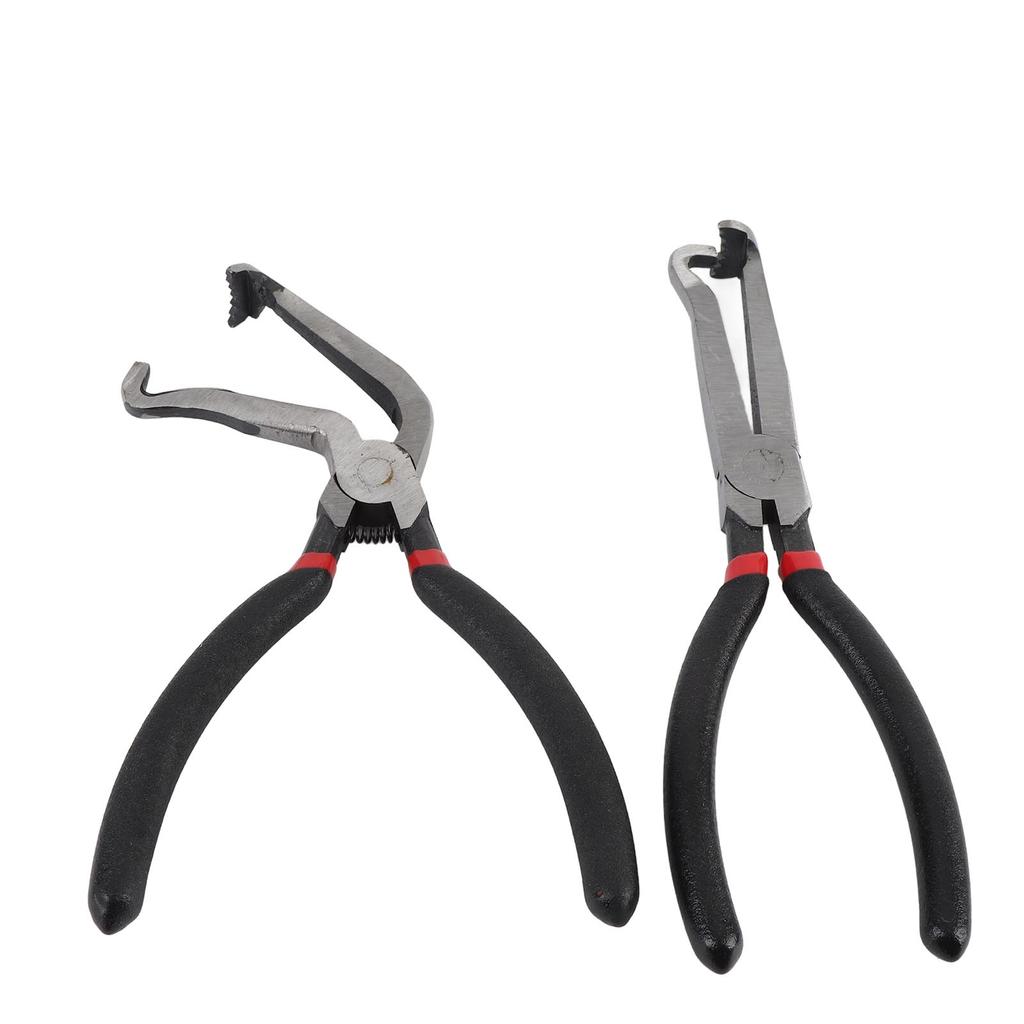 Set 2 Bucăți Clești De Deconectare Electrică Instrument Linie Conectori Auto 1 Drept și 1 Curvat la 60 de grade