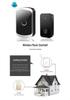 Self-powered Wireless Doorbell with Three Receivers and Two Transmitters, Long-Range Remote Chime, Elderly Call Button.