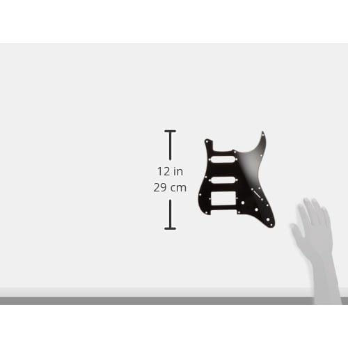 Scud ST-type pickguard, SSH electric guitar SC-B3P-3, black 3-piece set