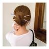 Tortoiseshell-style Stick Hairpin, Simple Hair Accessory, Yukata, Wisteria Flower, Pearl