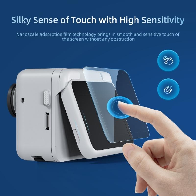 Shatterproof High Transparency Screen Protector Guard Scratch Resistant Suitable For Action Camera Anti Abrasion Design