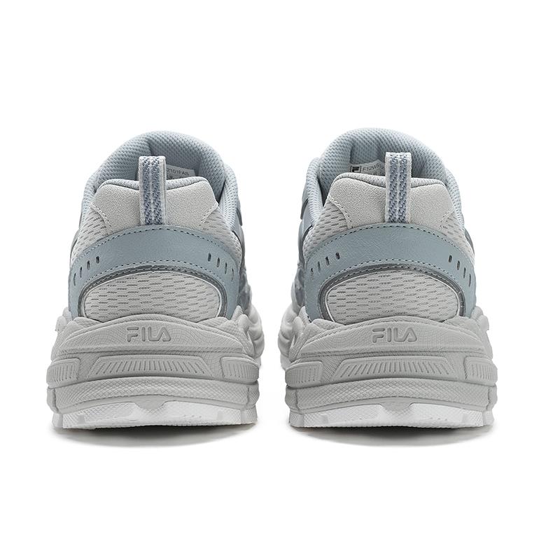 Fila Blade Silver Tooth Shoes Fashion Versatile Comfortable Trendy Casual Low Top Running Shoes Women Sneaker Antarctic-Gray F12W512101FAS