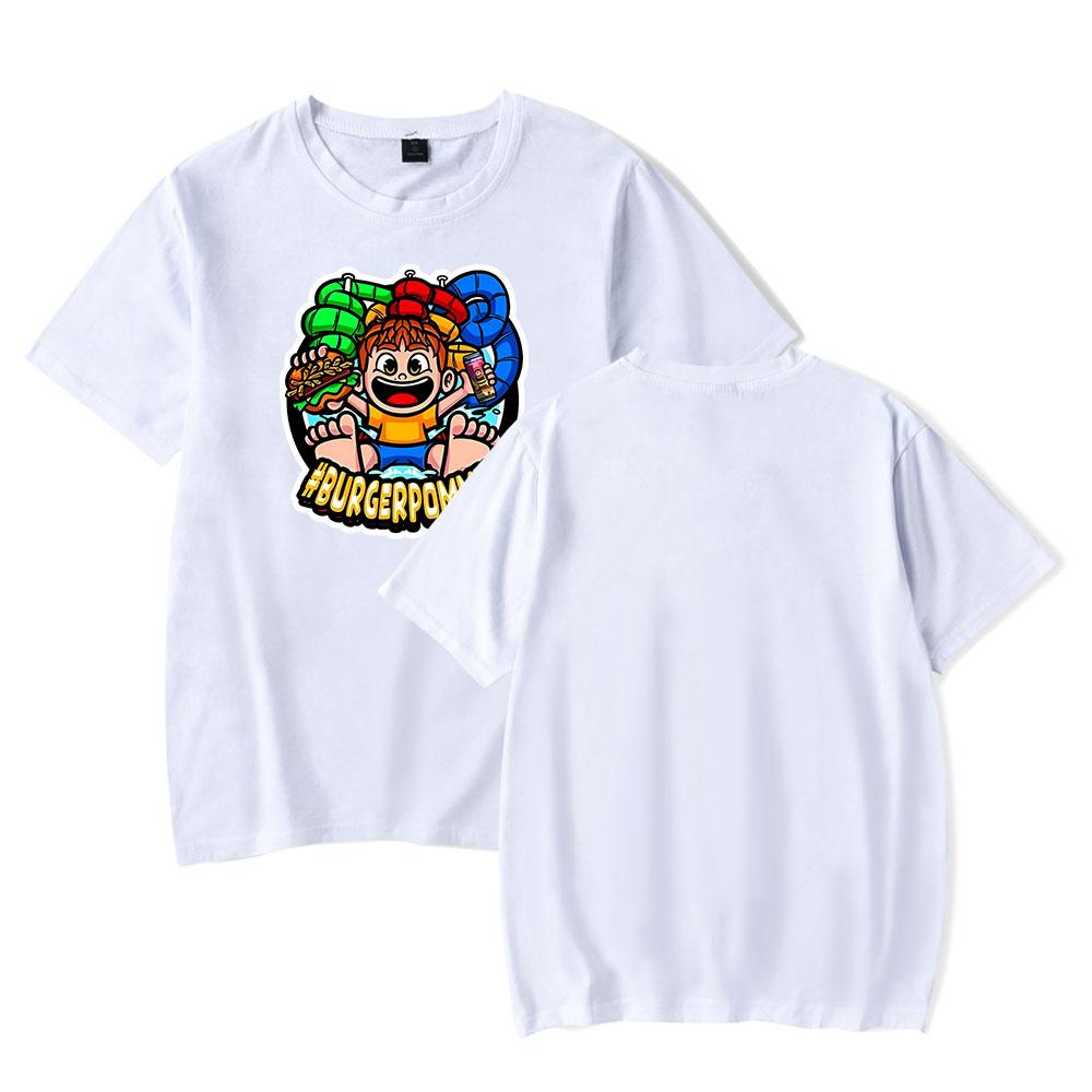 Mode Sommer Damen Herren Kurzarm T-Shirt Burger Pommes ICrimax Fitnesskleidung Neues Herren T-Shirt Cosplay T-Shirt