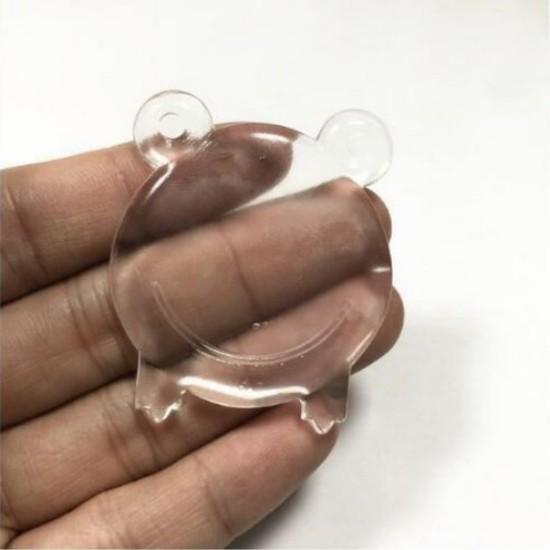 1 Pc Transparent Soft Silicone Wall Protector Self-adhesive Door Handle Bumper Protective Plug Non-slip Round Doors Stop Muffler