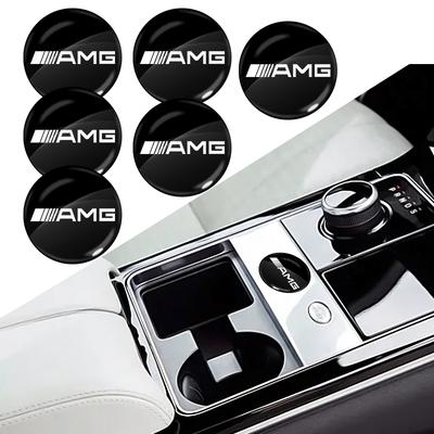 Naklejki na zamek kluczyka samochodowego Osłona zamka drzwi Samochód 3D Naklejki Dla Mercedes Benz AMG W204 W205 W212 W213 W222 x153 W176 W177 Akcesoria do breloczka