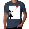 Banksy Girl With Balloon Tshirt T Shirts For Unisex Cotton Soft Tshirt