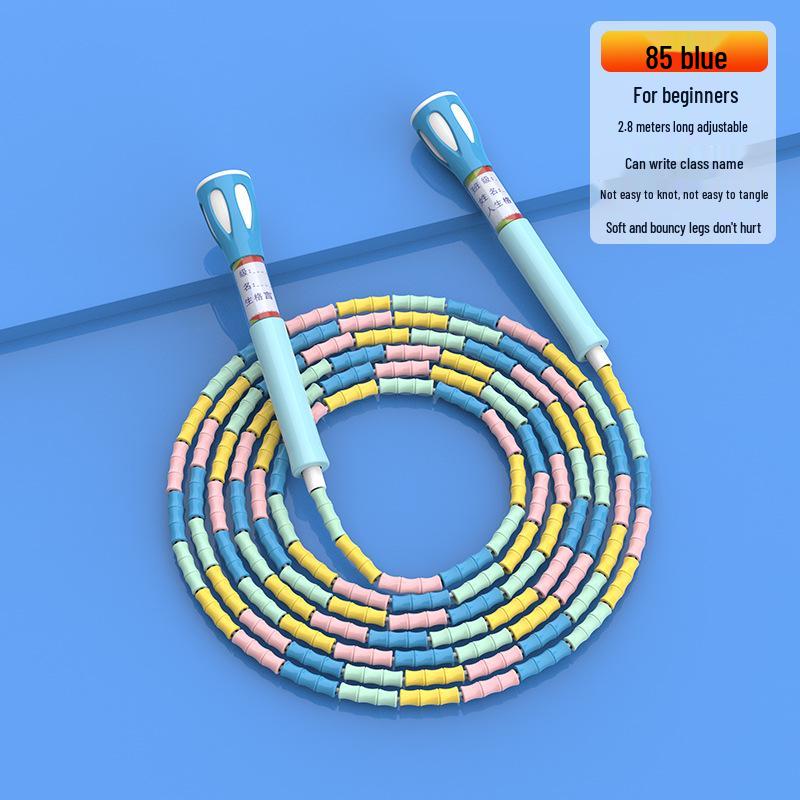 Adjustable Bamboo Jump Rope for Kids - Perfect for Beginners & Elementary PE