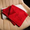 Middle-aged and Elderly Mother Imitation Cashmere Red Scarf for Men and Women, Big Red In Winter, Chinese Red Birth Year, Year of the Horse Shawl