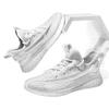 Men's shoes processing large size spring new casual sports shoes flying woven mesh breathable coconut running shoes