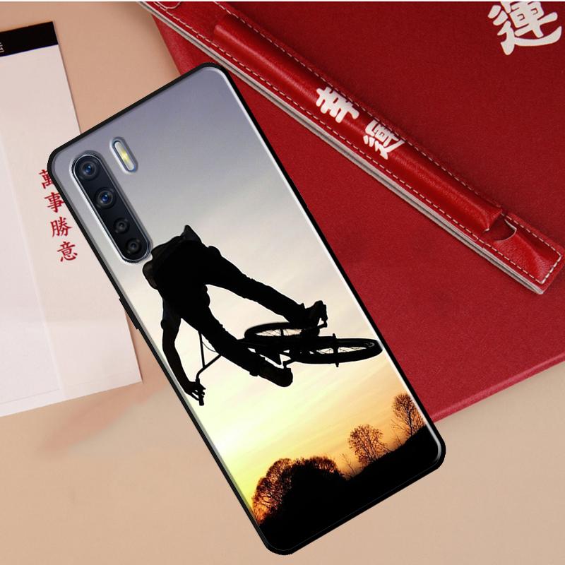 BMX Bike Extreme Sport Case For Oppo A60 A98 A58 A78 A18 A38 A80 A40 A77 A57 A17 A74 A54 A94 A96 A76 A16 A15 A5 Pro
