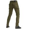 Men's Slim Fit Four Seasons Motorcycle Cargo Pants - Black, Multi-Pocket Riding Jeans